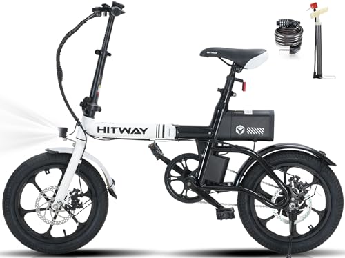 HITWAY BK35 Folding Electric Bike, 16 inch E Bike 250W City 