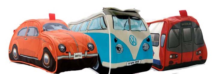 Campervan, Beetle ,Underground Novelty Wash Bags