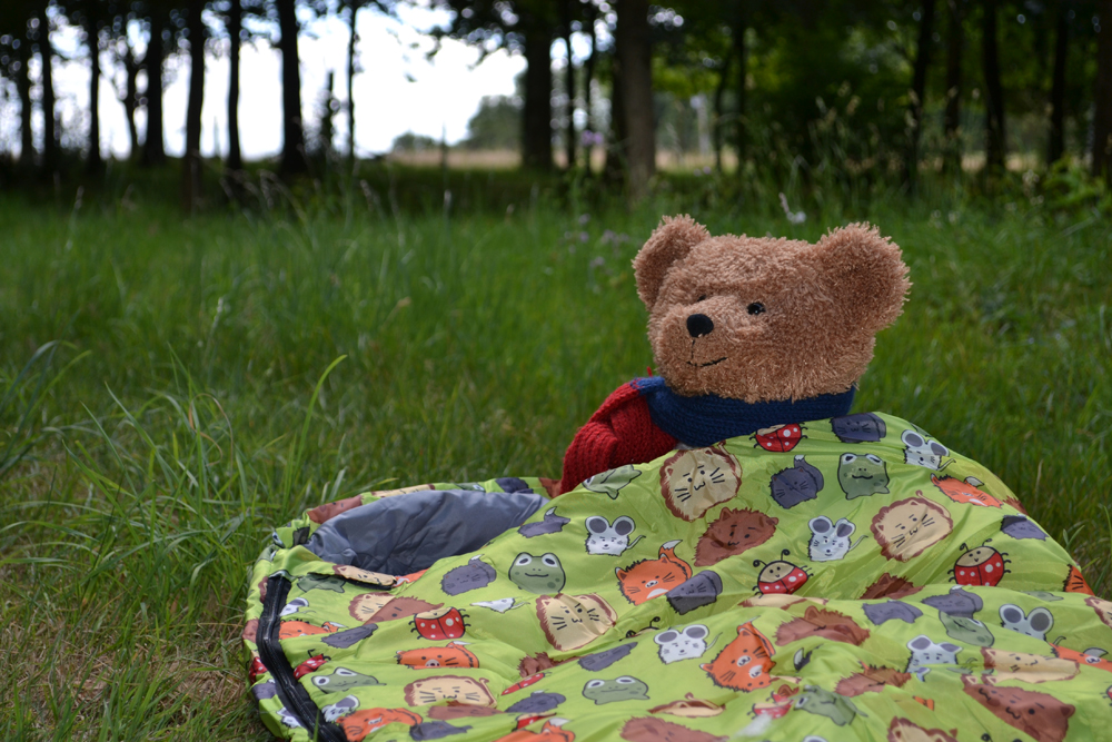 Furry Friends Sleeping Bag with 'friend' Highlander Furry Friends Sleeping Bag