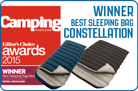 Constellation Sleeping Bag Camping Magazine winner 2015