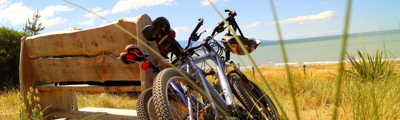 Bicycles easy to pack and take when camping