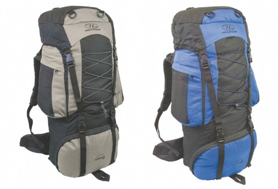 Highlander Rambler 88 Litre Large Rucksack - Grey
