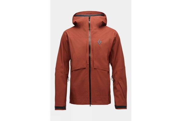 Black Diamond Mens Factor Shell Ski Jacket - Red