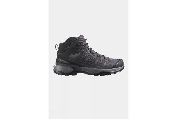 Salomon Womens X Ultra 360 Leather Mid GTX Boots - Lt Grey