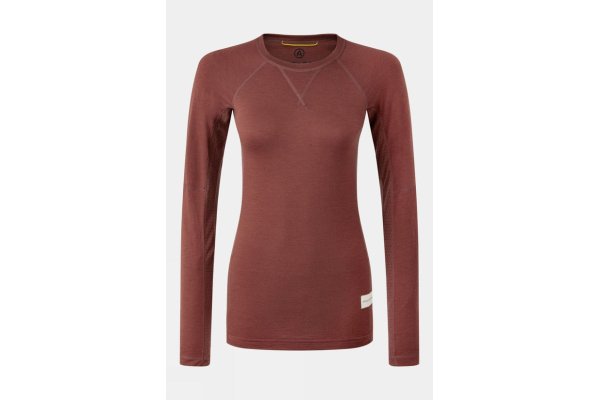 Artilect Womens Flatiron 185 Crew Base Layer Top - Brown