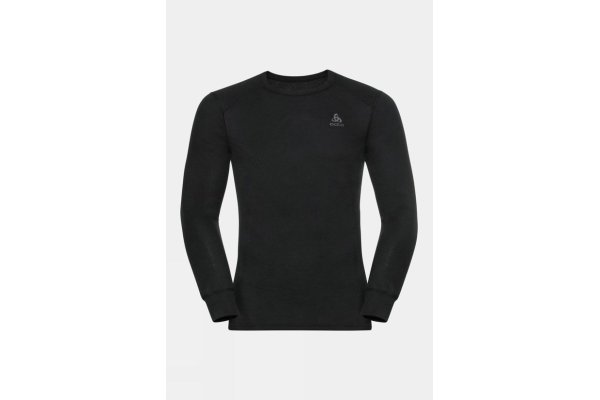Odlo Mens Active Warm Eco Long-Sleeve Baselayer Top - Black