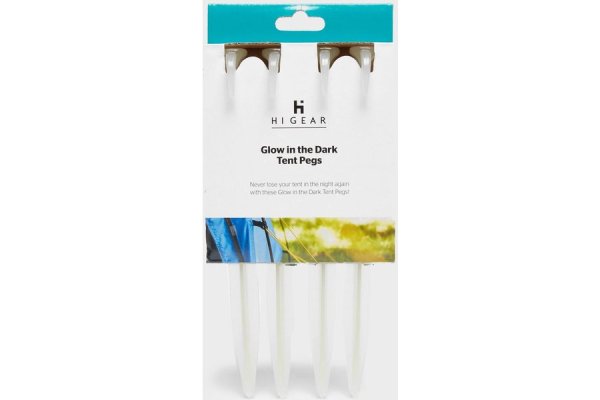 HI-GEAR Glow In The Dark Pegs, Clear
