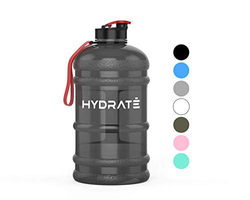 HYDRATE XL Jug 2.2 Litre Water Bottle - BPA Free, Flip Cap,