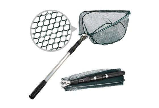 HEYOMART Fishing Landing Net Telescope Foldable Collapsible