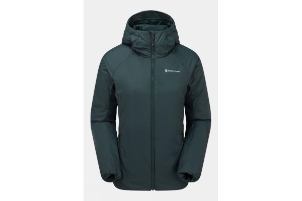 Montane Womens Respond Hooded Jacket - Dk Green