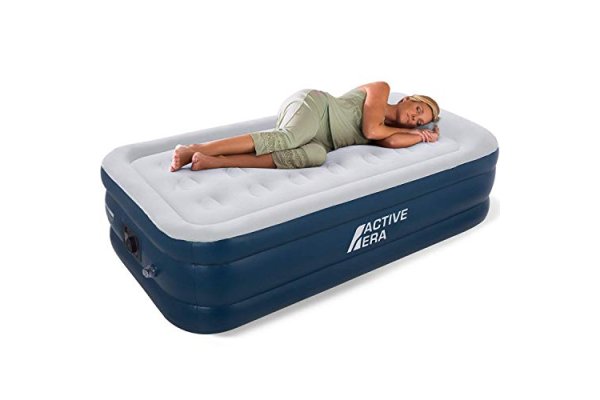 Active Era Air Bed - Premium Single Size AirBed with a Built