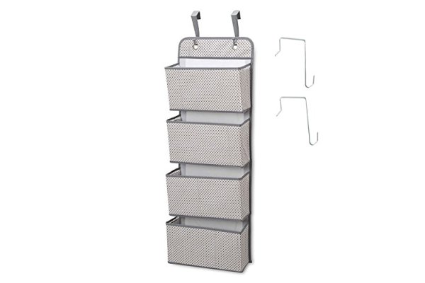 Dreamsy Hanging Closet Organizer, 4-Pockets Wall Mount/Over