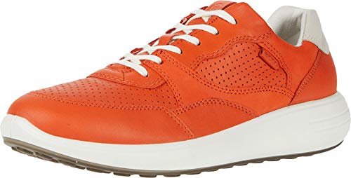 ECCO Women's Soft 7 Runner Sneaker, Fire/Fire/Shadow White,