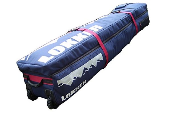 LOKKER Wheelie Team Snowboard Travel Bag, fully padded carry