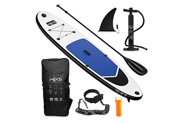 HIKS Navy 10.6ft / 3.2m Stand Up Paddle Board SUP Set Inc Pa