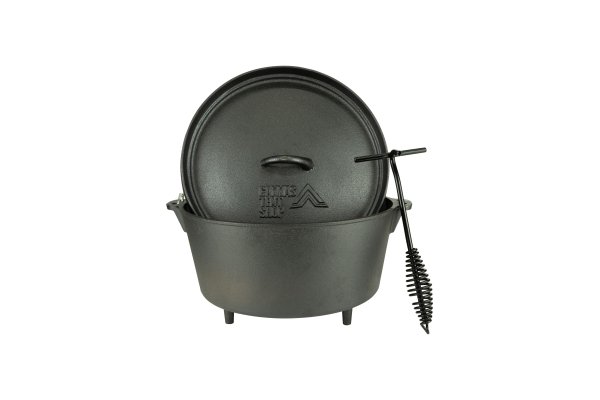 Cast Iron 8L Dutch Oven Set -