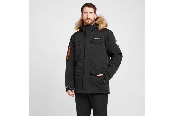 Ellesse Men's Felinio Parka, Black