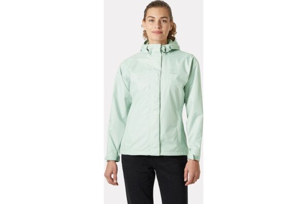 Helly Hansen Women's Seven J Breathable Rain Jacket Green XS