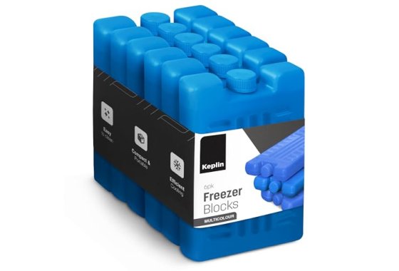 KEPLIN 6 Pack Home Freezer Blocks for Family - Long Lasting