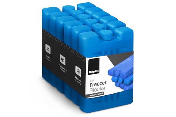 KEPLIN 6 Pack Home Freezer Blocks for Family - Long Lasting
