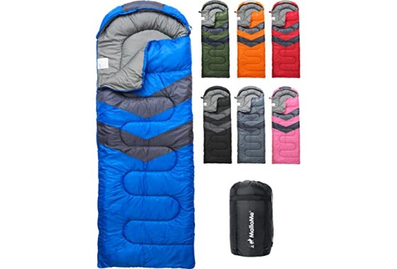 MalloMe Sleeping Bags for Adults & Kids Sleeping Bag 3-4 Sea