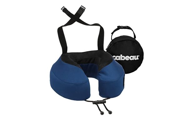Cabeau Evolution S3 Travel Pillow – Straps to Airplane Seat 