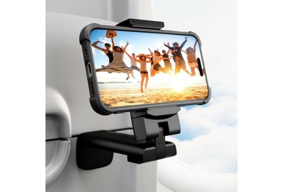 Airplane Phone Holder - Klearlook 4 in 1 Adjustable Phone St