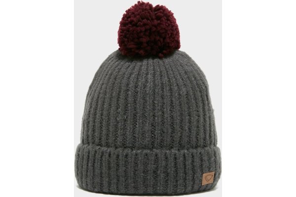 Women's Pom Hat - Grey, Grey