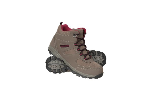 Mcleod Womens Wide Fit Walking Boots - Brown