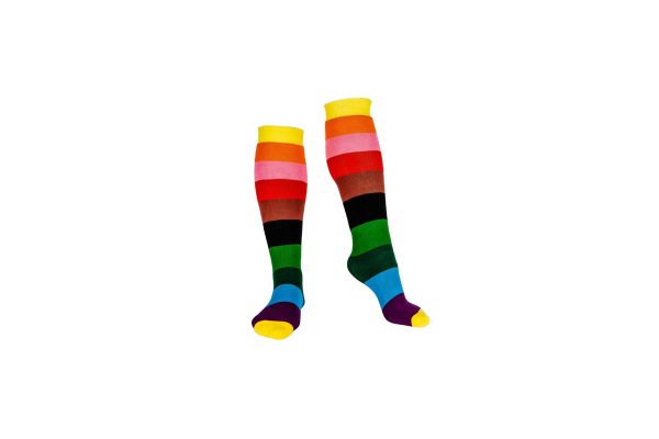 3 in 1 Welly, Hiking and Ski Socks Rainbow -