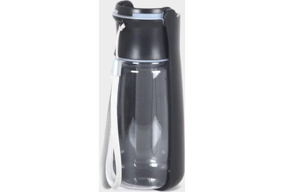 Folding Dog Water Bottle, Black