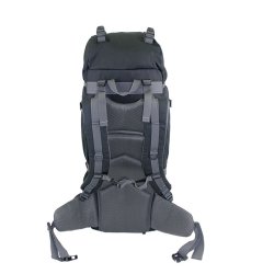 Rear view Black Yellowstone 65L Rucksack