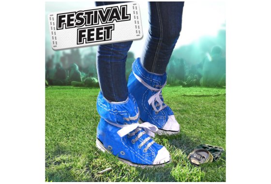 Blue Festival Feet