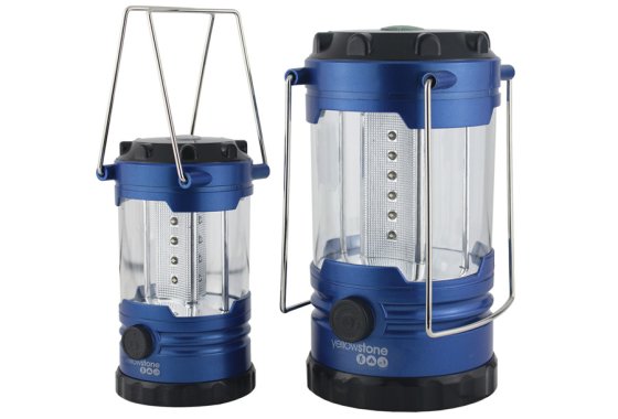 Yellowstone LED Family Camping Lantern Set