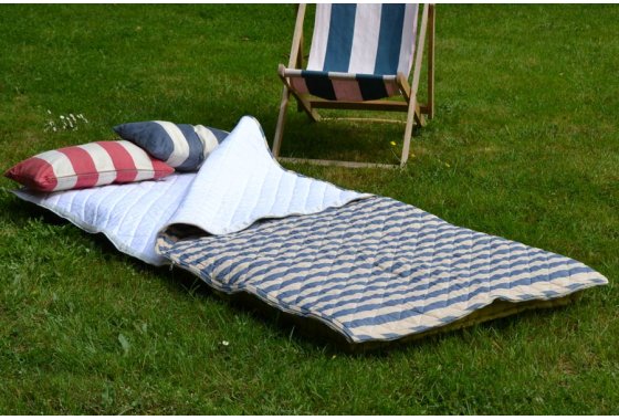 Harbour Stripe Cotton Sleeping Bag