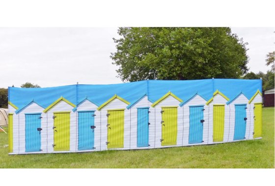 Beach Huts Windbreak