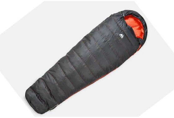 EUROHIKE Down Hybrid Sleeping Bag, BLK/BLK