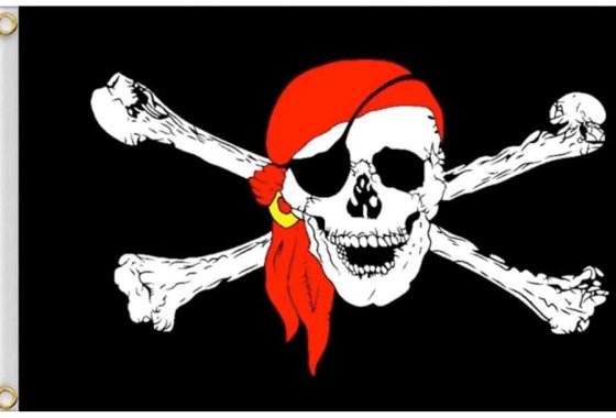 Skull and Crossbones Pirate Flag