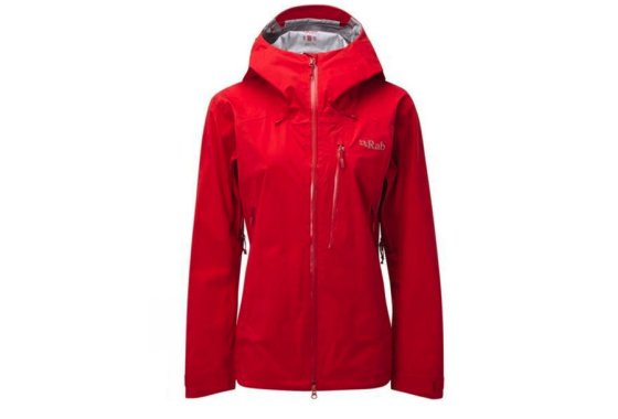 ladies red waterproof jacket