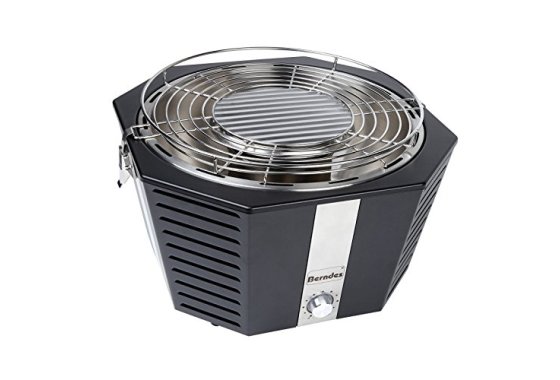 Berndes P502022 Portable Fan Assisted Grill, Tabletop Smokel