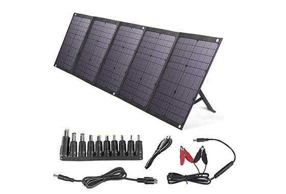 BigBlue 100W Foldable Solar Panel Charger Compatible with Po