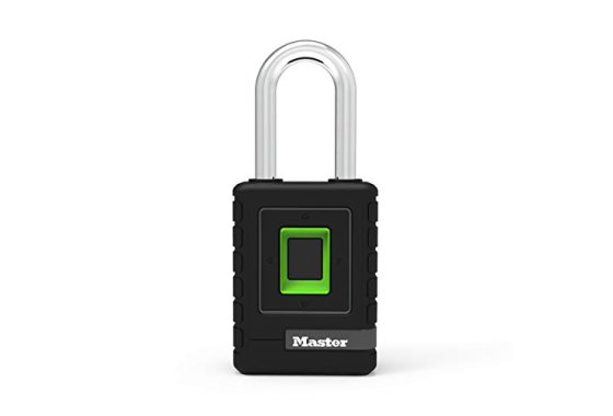 MASTER LOCK Heavy Duty Biometric Padlock [Weatherproof] [Fin