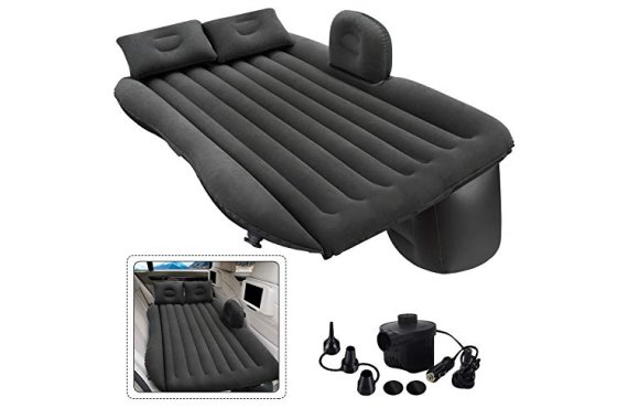 Inflatable Car Air Mattress, One-piece Backseat Air Bed?with