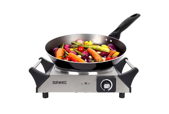 Duronic Hot Plate HP1SS | for Table-Top Cooking | 1500W | St