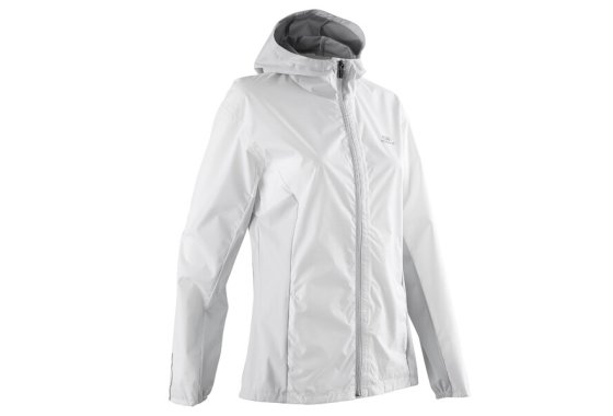 Decathlon Kalenji Run Rain Women's Running Jacket - White