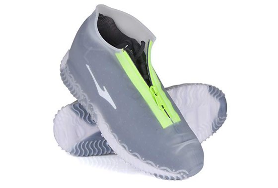 Waterproof Shoe Covers, Reusable Foldable Not-Slip Rain Shoe