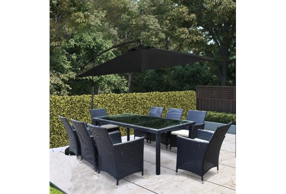 BillyOh Siena 8 Seater Rectangular Outdoor Rattan Dining Set