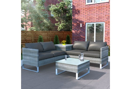 BillyOh Salerno 4 Seater Outdoor Rattan Garden Furniture Cor