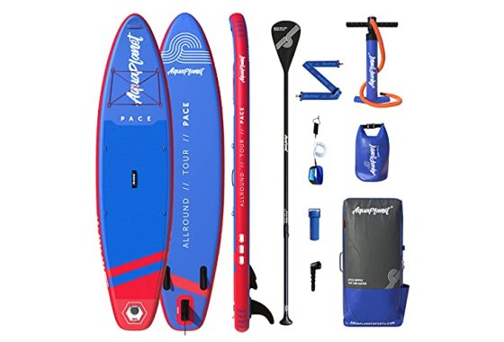 AQUAPLANET PACE SUP Inflatable Stand Up Paddle Board Kit | 6