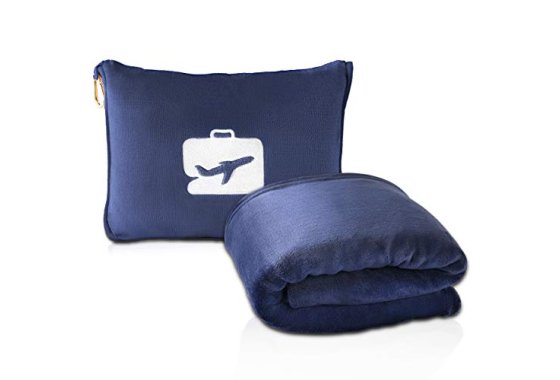 EverSnug Travel Blanket and Pillow - Premium Soft 2 in 1 Air